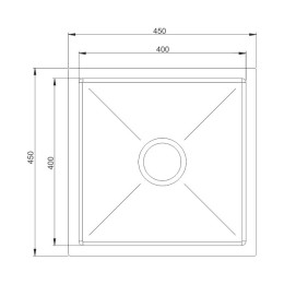 Cuba Gourmet Square 400 Embutir Aço Inox - Construinox
